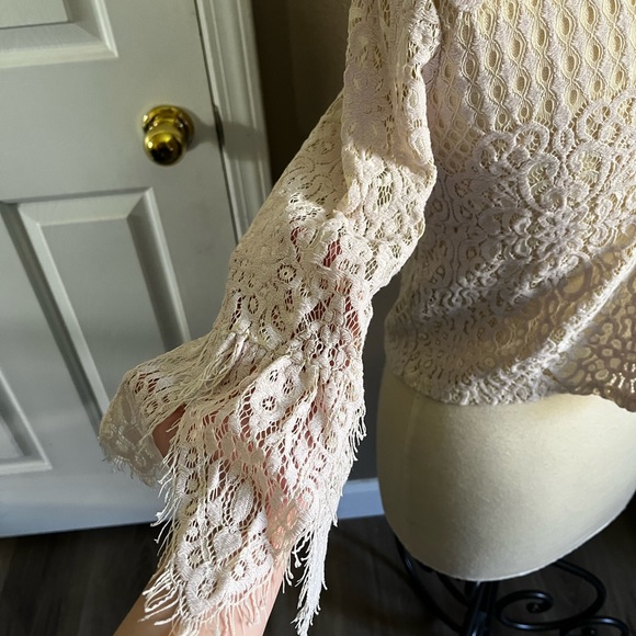 Zara lace l/s blouse - Picture 5 of 7